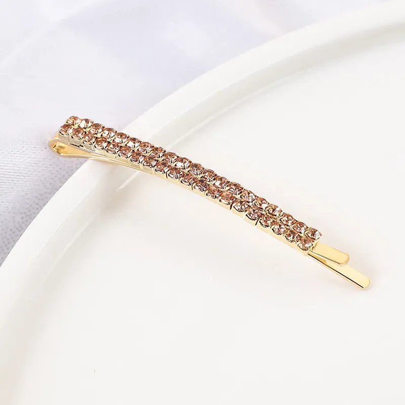 Color: light green, Ships From: CHINA - 2020 New Elegant Rhinestone Hairpins Women Girls Hair Clips Pin Accessories Hair Ornaments Hairclip Hairgrip Barrettes Headdress