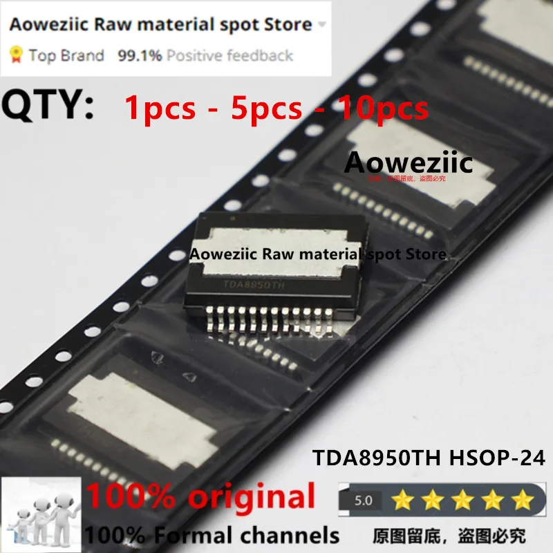 Color: Orange - Aoweziic  2023+ 100% New Imported Original TDA8950TH  TDA8950  HSOP-24 Audio Amplifier Class 340W D