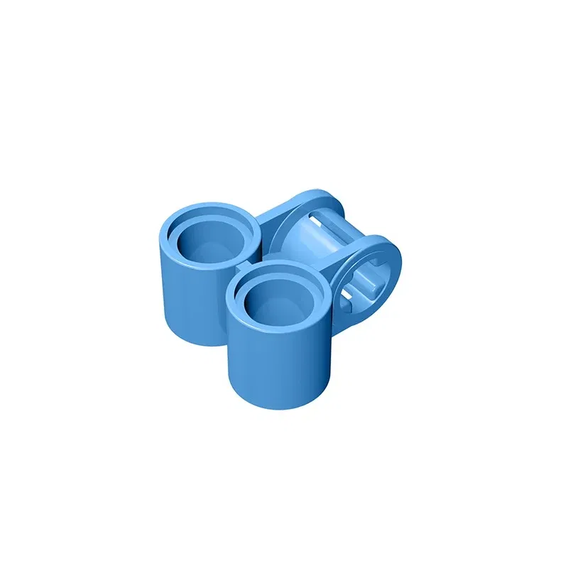 Color: VIOLET/?«?—?…° - Gobricks GDS-927 Technical, Axle and Pin Connector Perpendicular Double compatible with lego 32291 pieces of children's toys