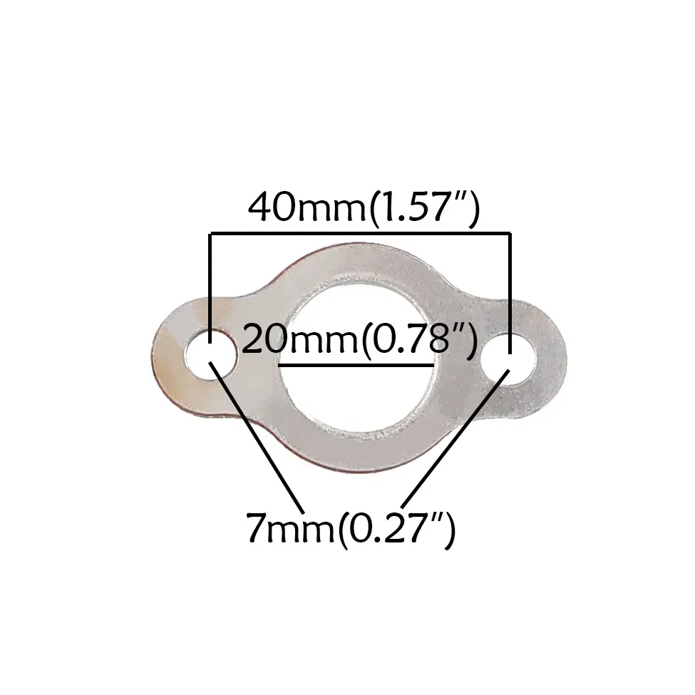 Exhaust Pipe Manifold Gasket  For Bicycle Motorized Bike 48cc 66cc 80cc 2 Stroke Mini Pocket ATV Quad Pit Bike