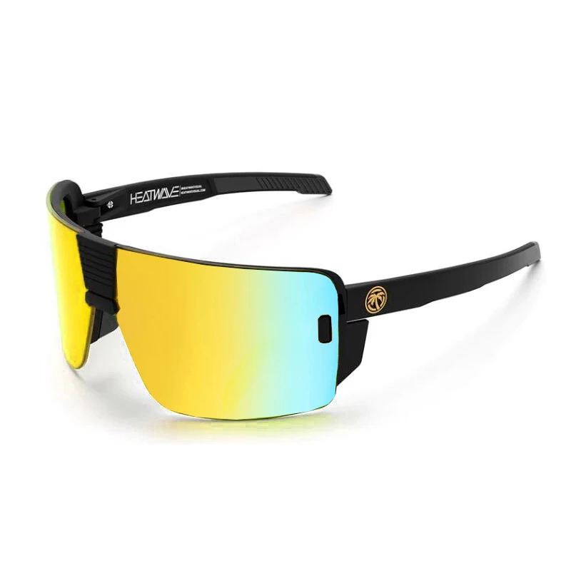 Color Name: Blue - Stylish sports sunglasses, UV400 glasses for outdoor cycling, fishing and holiday gifts:HW09; with box