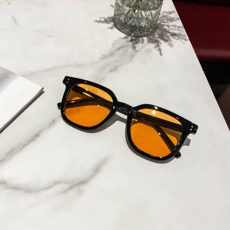 Lenses Color: Red, Ships From: CN, Frame Color: MULTI - High-Quality Square Men Women Sunglasses Fashion New Meter Nail Hip Hop Sun Glasses Retro Sunglasses for female male
