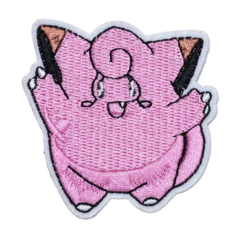 Color: Antique Brass - Kawaii Animals Patch Anime Game Embroidered Patches For Clothing DIY Iron on Patches For Clothes Cartoon Patch Stickers