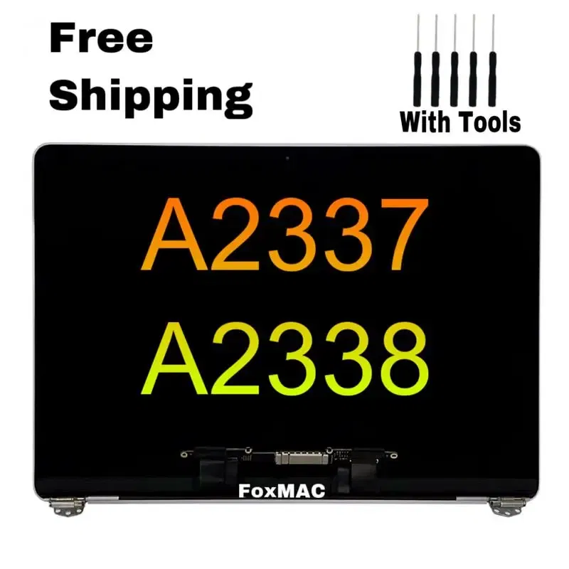 Color: Red, Display Size: 8", Ships From: CHINA - Top New 2020 Year A2337 Display A2338 M1 LCD Screen Replacement Assembly for Macbook Air Pro 13"Retina EMC 3598 3578