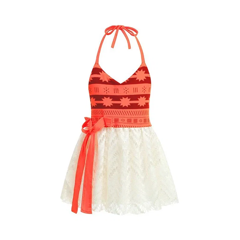Color: Gold, Kid Size: 4T - Little Girls Cospaly DISNEY Moana Kids Two Pcs Set Top +Pants Infant Vaiana Role Play Festival Princess Costume Casual Clothes