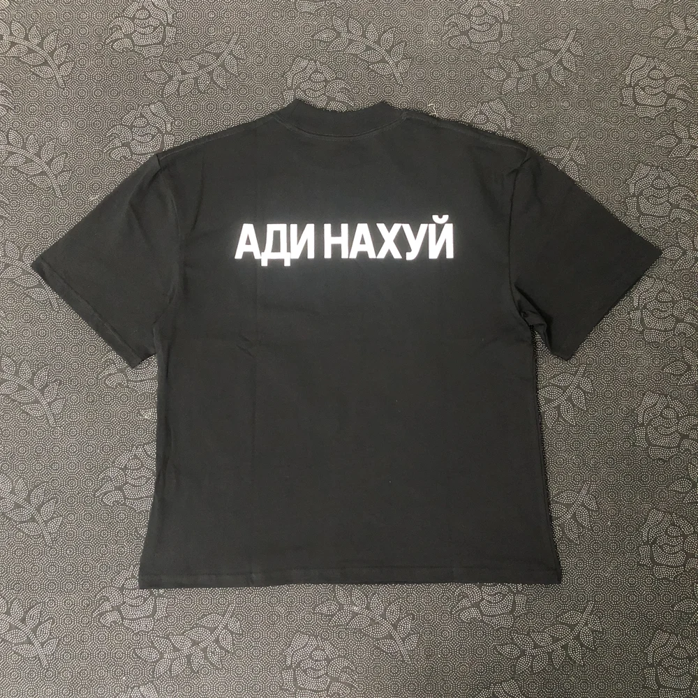 Color: black, Size: S - Frog Drift Kanye West YZY DONDA Fashion Streetwear Quality Printed Clothing Casual Loose Oversize Tee Tops T Shirt For Men