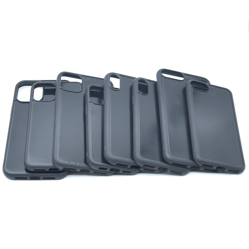 Material: aluminum - For iPhone  16 15 14 13 12 mini 11 Pro Max  6 7 8 S Plus Xr X Xs Blank Phone Case for Resin Vinyl DIY Rubber Phone Case Blanks