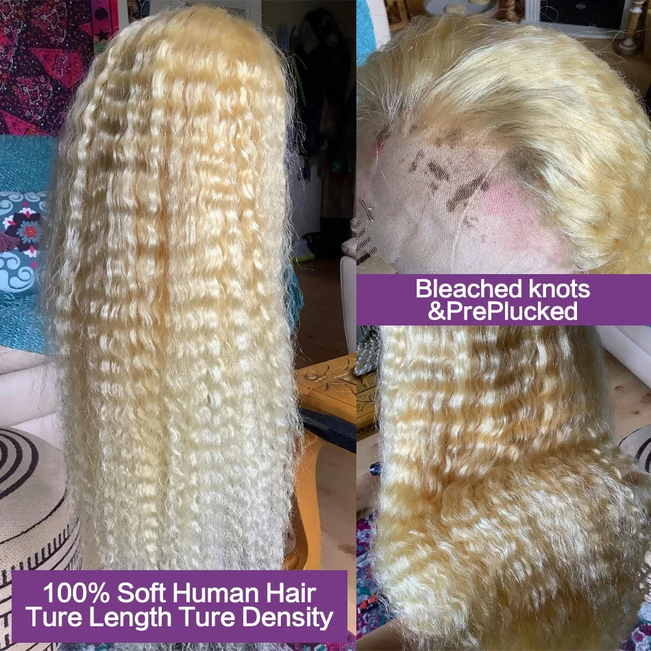 Color: 4/30HL, Stretched Length: 34inches, Density: 150%, Ships From: CHINA - 613 Hd Lace Frontal Wig 13X6 Blonde Lace Front Wig Human Hair 13X4 Curly Lace Front Human Hair Wig Hd Lace Wig 13X6 Human Hair