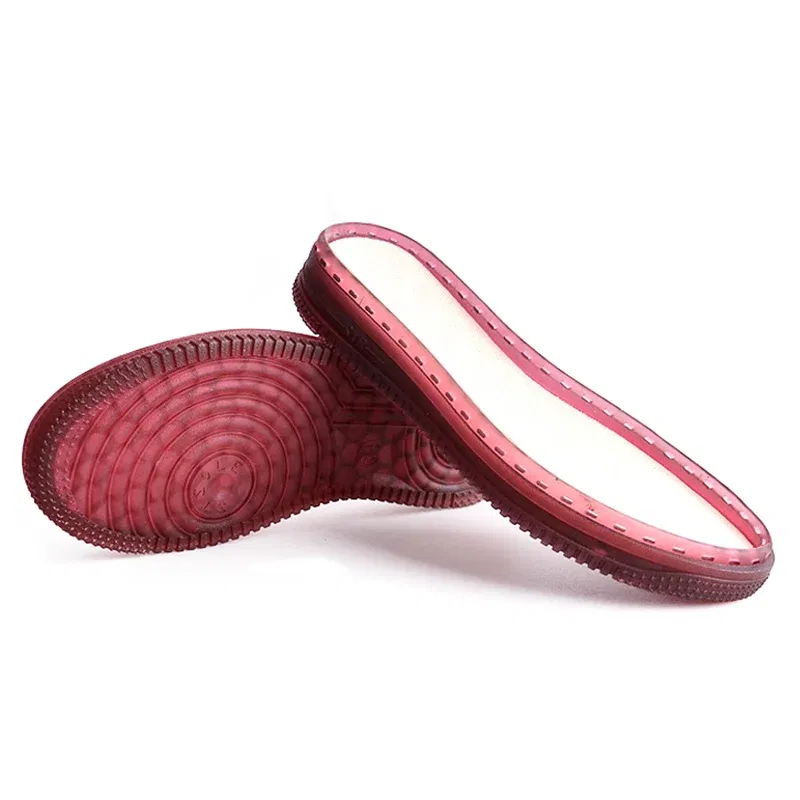 Color: WHITE, Shoe Size: 4 - 1 Pair Soft Rubber Soles Hand-woven Hook Line Soles Anti-slip Shoe Patch Durable Repair Replacement For Boot Shoes