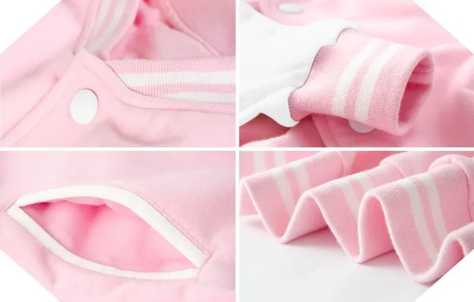 Color: green, Size: XS - Lilo Stitch Baseball Jacket Men Women Hip Hop Harajuku Jackets Streetwear Kids Boys Girls Loose College Coats