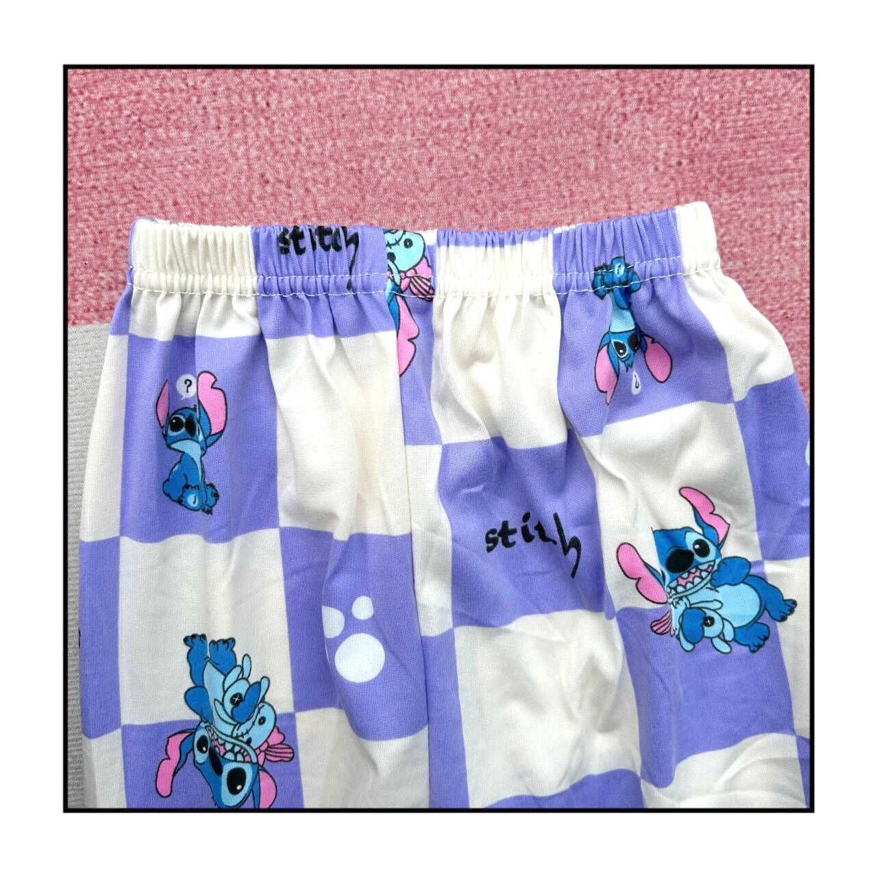 Color: SKY BLUE, Kid Size: 8T - 2pcs/set New Disney Stitch Children Pyjamas for Boys and Girls Sets Kid Minnie Home Wear Travel Casual Sleepwear Suit Cute Gift