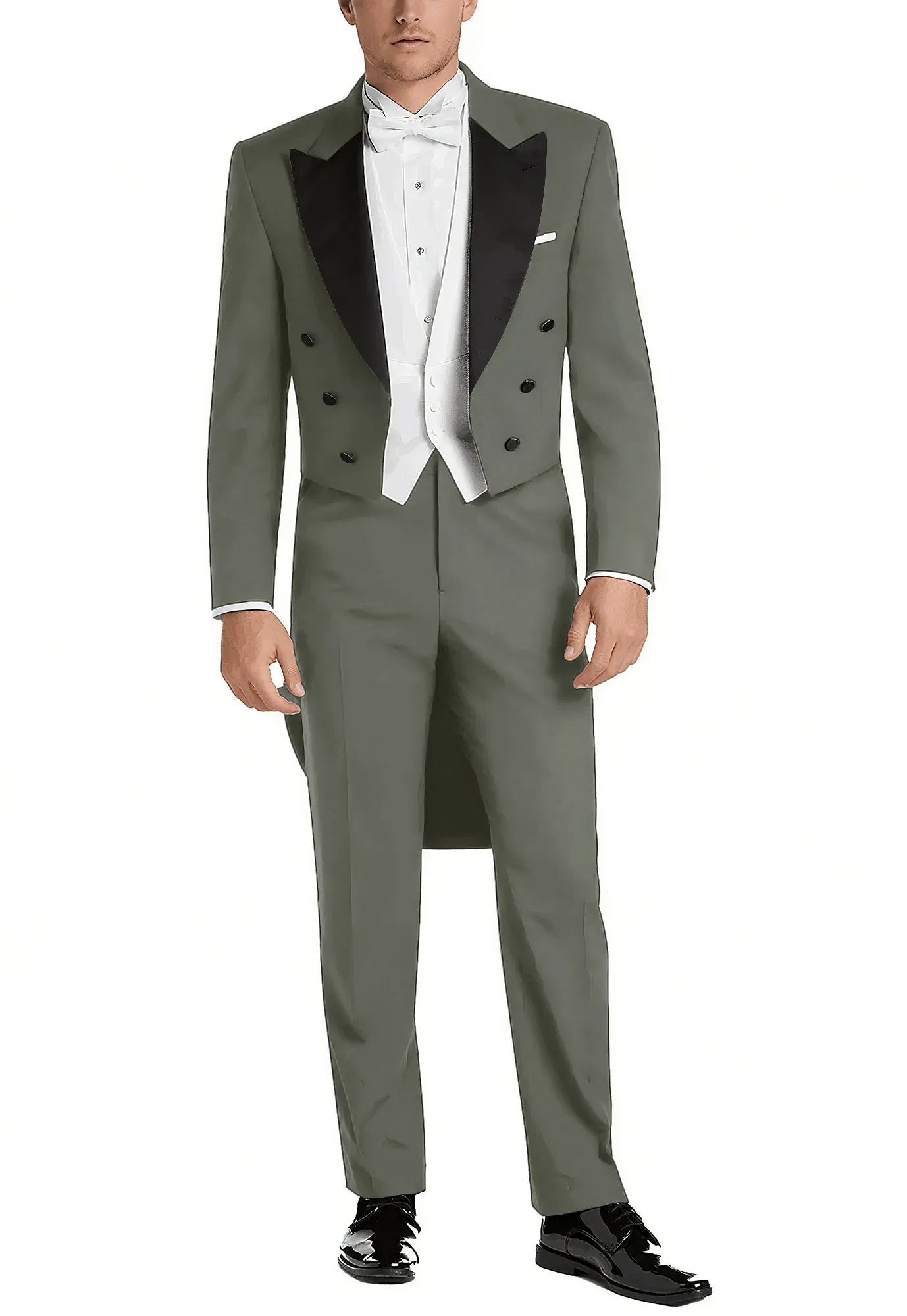 Color: Lavender, Size: 5XL - Italy Style Aristocratic Men Suit Three Pieces(Jacket+Pants+Vest) Hot-selling High-quality Double Breasted Male Clothing
