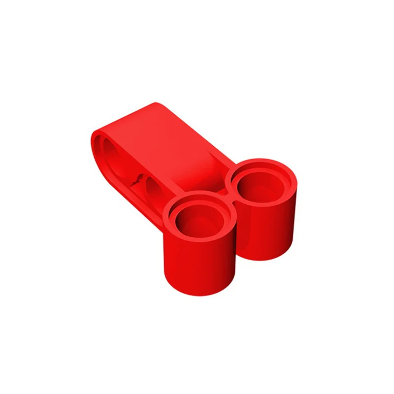 Color: Red - Sale Building? Blocks 32557 Pin Connector Perpendicular Double 3L Bricks Collections Bulk Modular Toys For Technical MOC DIY 1Pcs