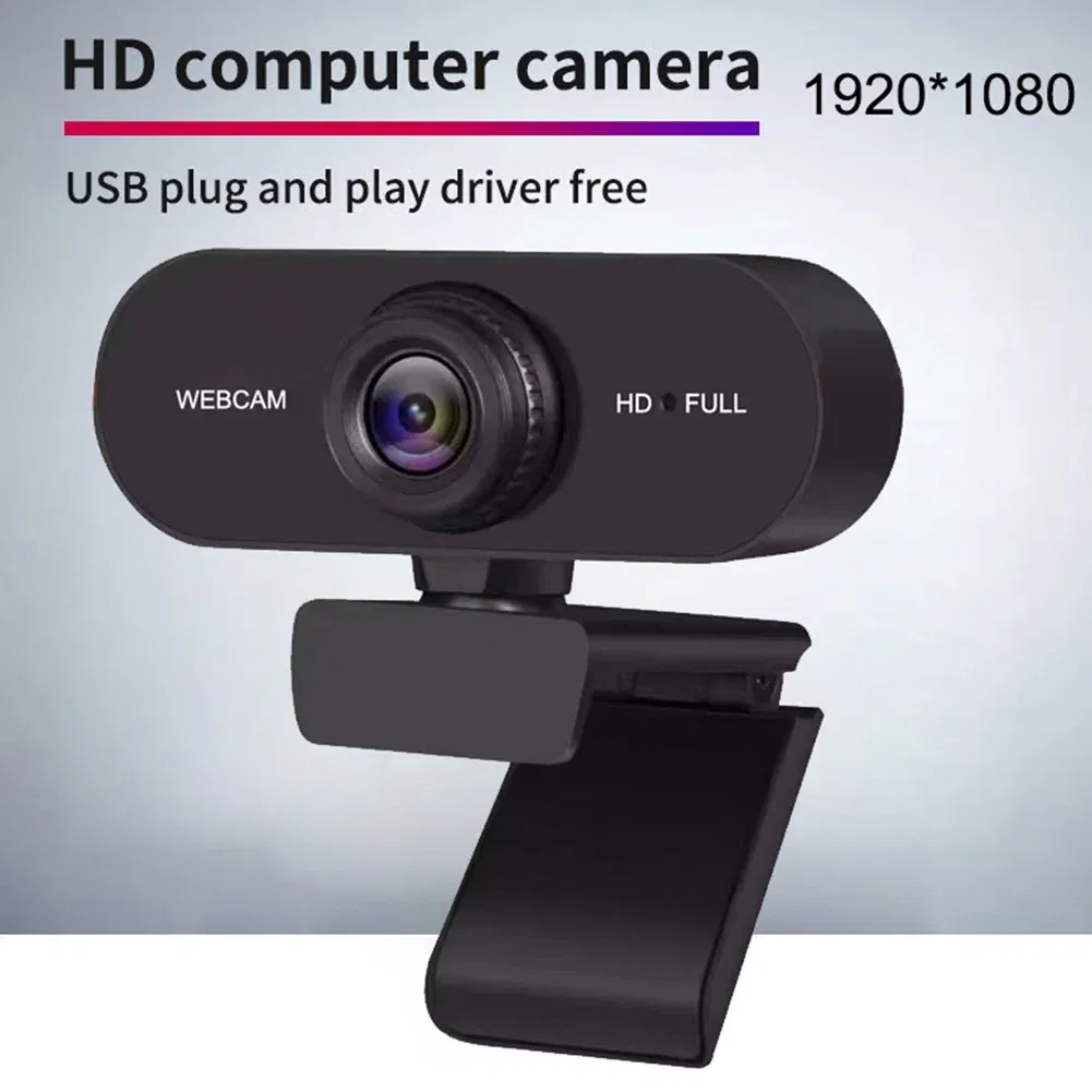 Color: Red, Ships From: CHINA - HD 1080P/2K Web Camera USB Camera Built In Microphone USB Network Camera Web Camera Autofocus Business Webcam for PC Laptop