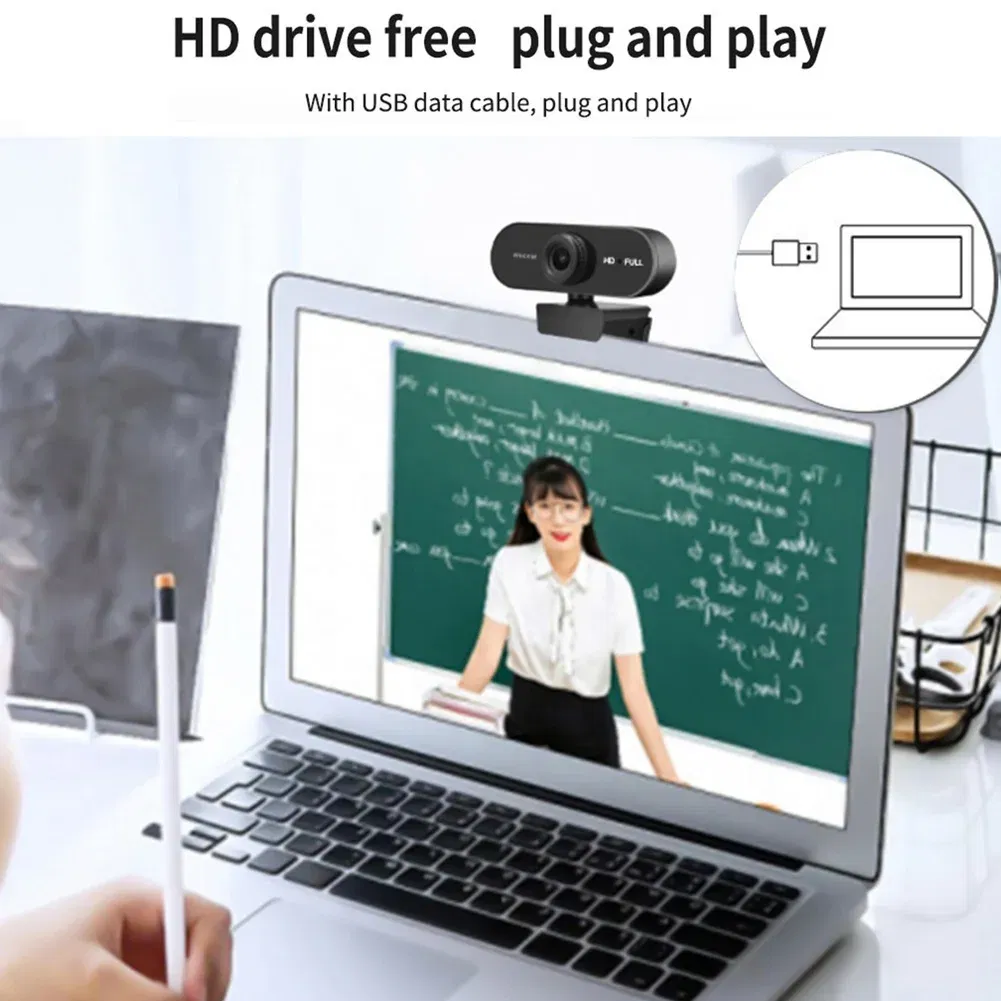 Color: Red, Ships From: CHINA - HD 1080P/2K Web Camera USB Camera Built In Microphone USB Network Camera Web Camera Autofocus Business Webcam for PC Laptop
