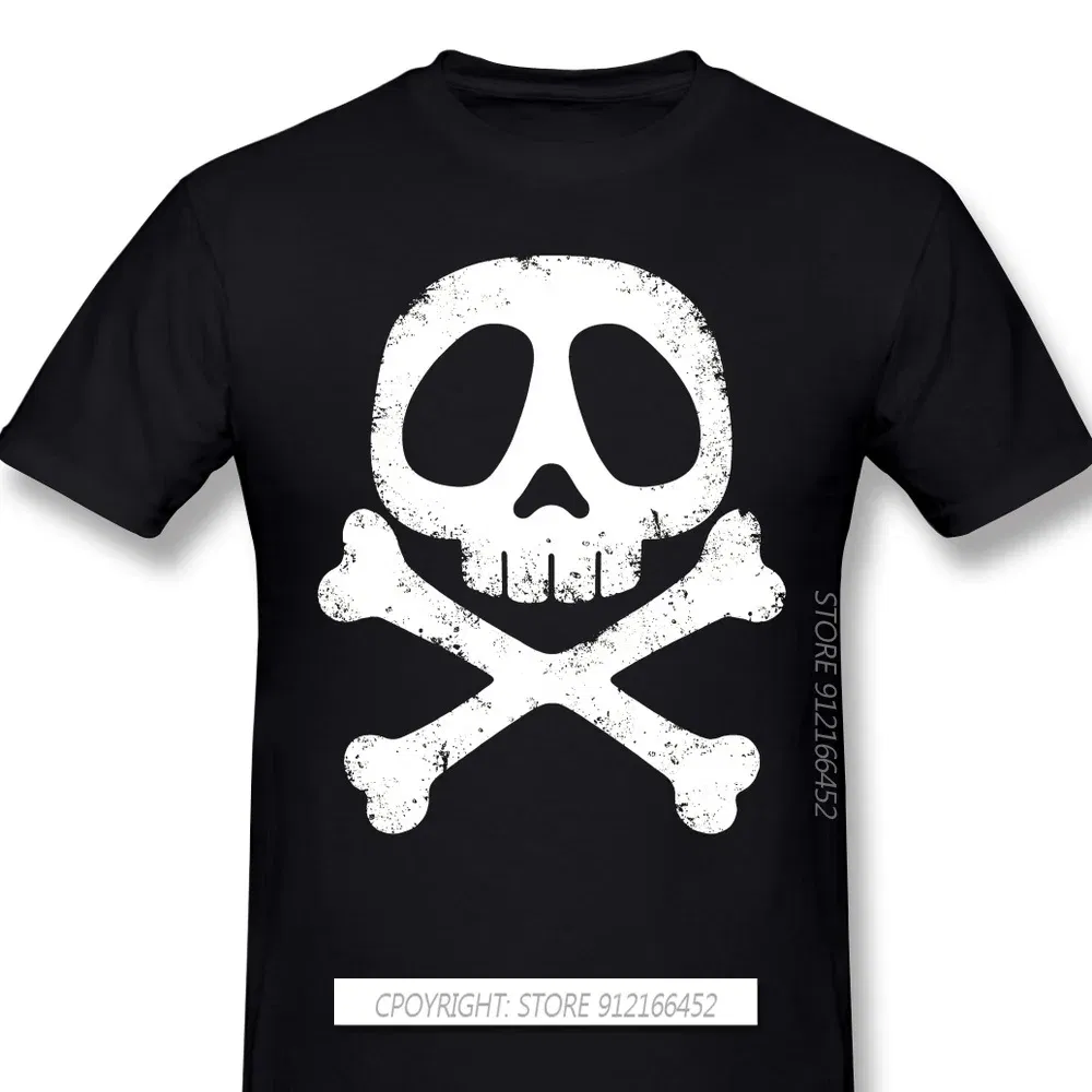Color: black, Size: XS?€old?‰ - Cool Black TShirt Space Pirate Captain Harlock Arcadia Kei Yuki Anime Homme T-Shirts Tee Pure Cotton Oversize Short Sleeve