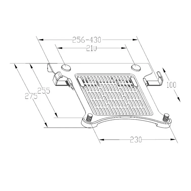Color: Blue, Ships From: CHINA - NB FP-2 / Loctek NSC105 Laptop Holder 10.1"-17.3" Notebook Tray For Laptop Size within 17.3 inch Tablet PC Tray