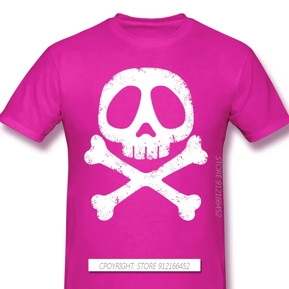 Color: Fuchsia, Size: M - Cool Black TShirt Space Pirate Captain Harlock Arcadia Kei Yuki Anime Homme T-Shirts Tee Pure Cotton Oversize Short Sleeve