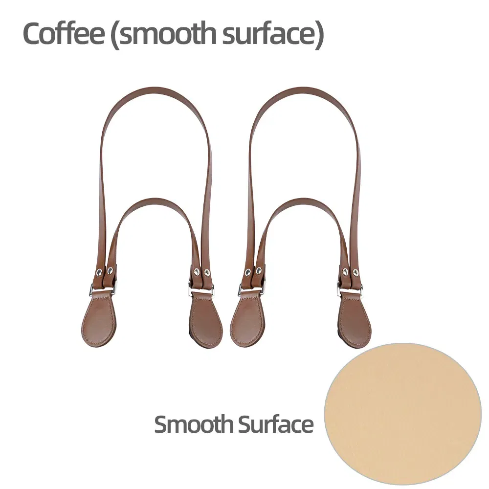 Color: Rose Gold - New Long Short Leather Handheld Single Shoulder One-Piece Straps Handles O Bag Accessories Multifunctional Strap for Obag