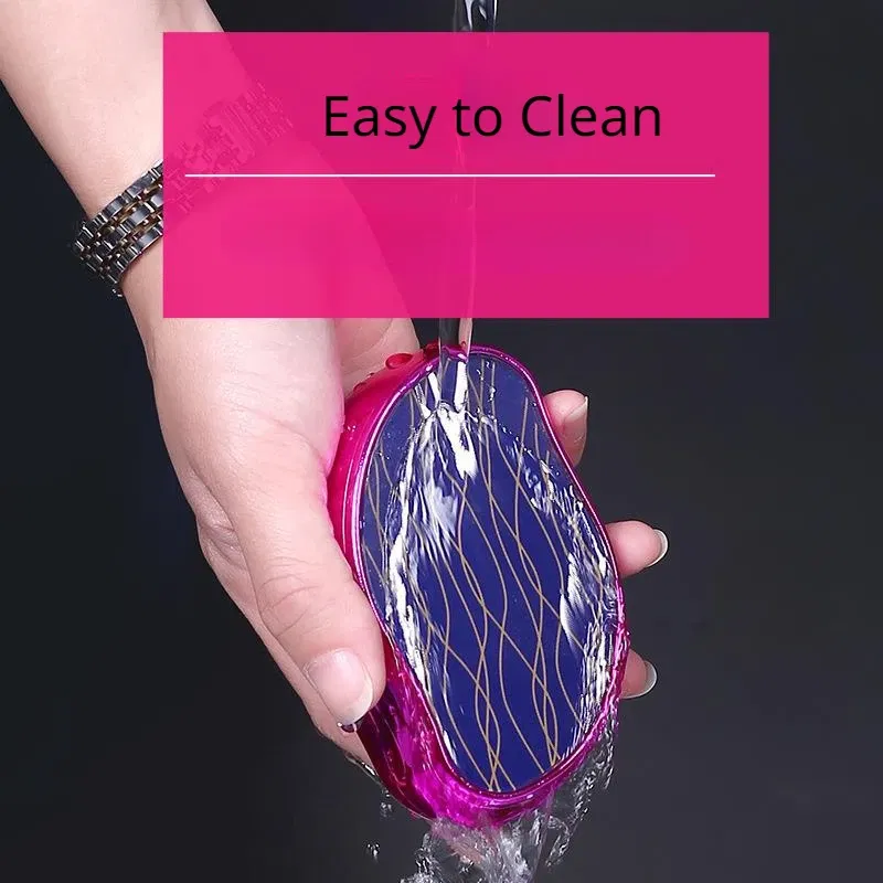 Color: WHITE - Hot Crystal Physical Hair Removal Eraser Glass Hair Remover Painless Epilator Easy Cleaning Reusable Body Care Depilation Tool