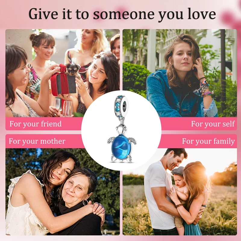 Color: Green - Hot 925 Sterling Silver Articles Daily Use Series Charms Beads Fit Original Pandora Bracelets S925 DIY Jewelry Gifts Accessories