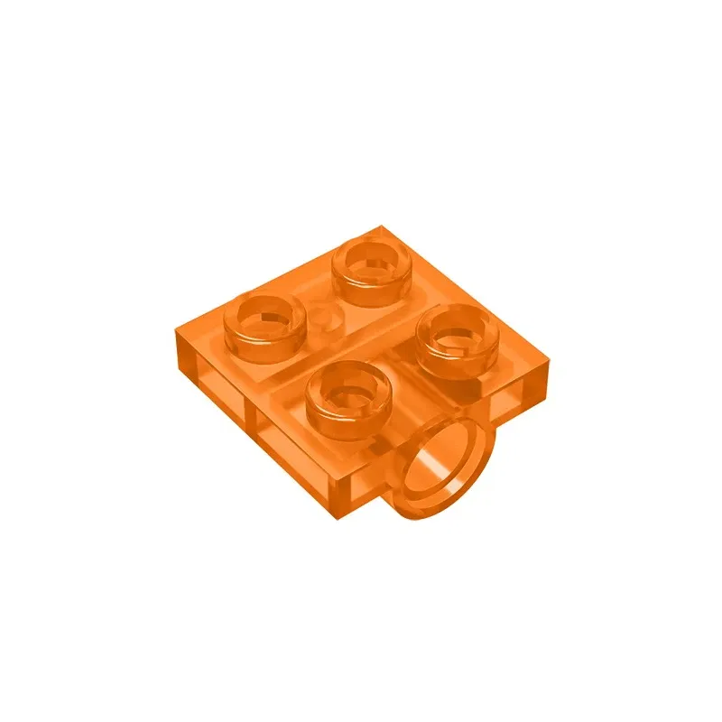 Color: DARK GRAY - MOC PARTS GDS-848 Plate, Modified 2 x 2 with Pin Hole - Full Cross Support Underneath compatible with lego 10247 2444
