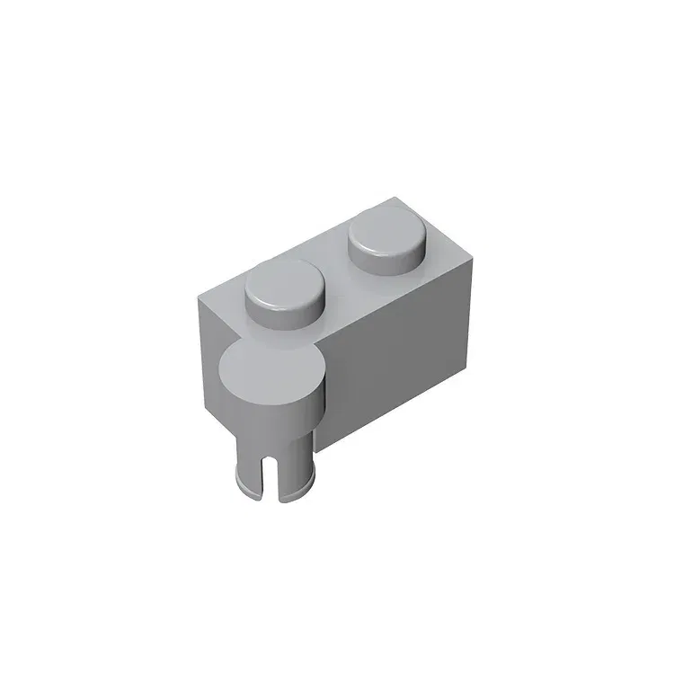 Color: DARK GRAY - Gobricks GDS-810 HINGE 1X2 UPPER PART compatible with lego 3830 children's DIY Educational Building Blocks Technical