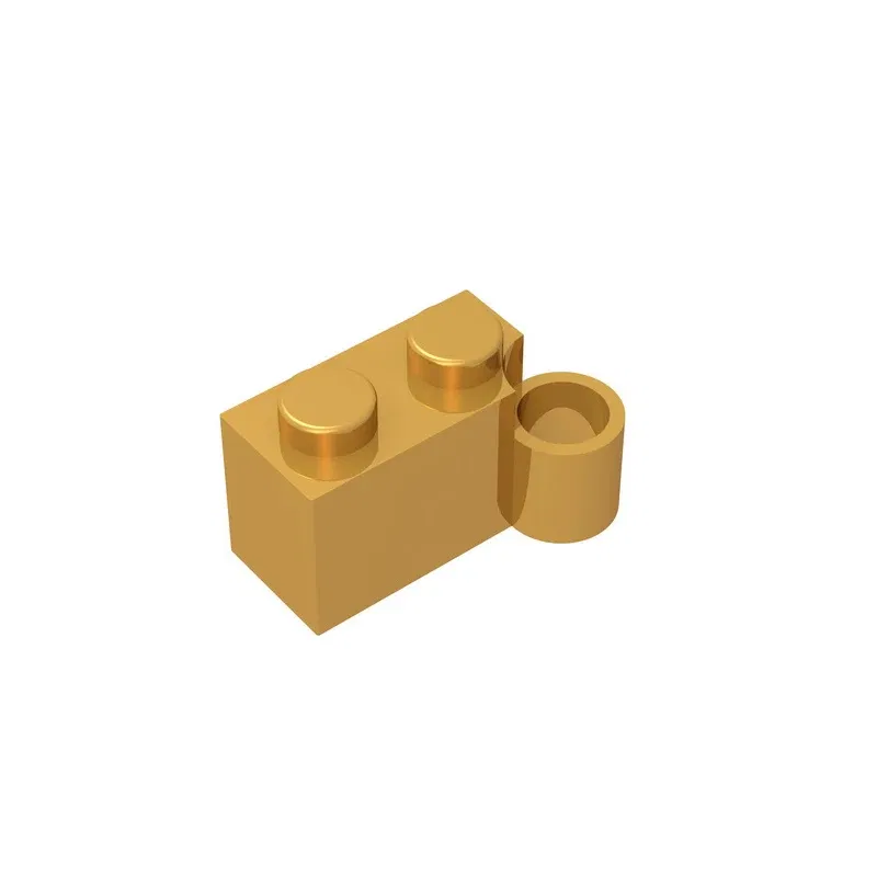 Color: Blue - Gobricks GDS-809 HINGE 1X2 LOWER PART compatible with lego 3831 children's DIY Educational Building Blocks Technical