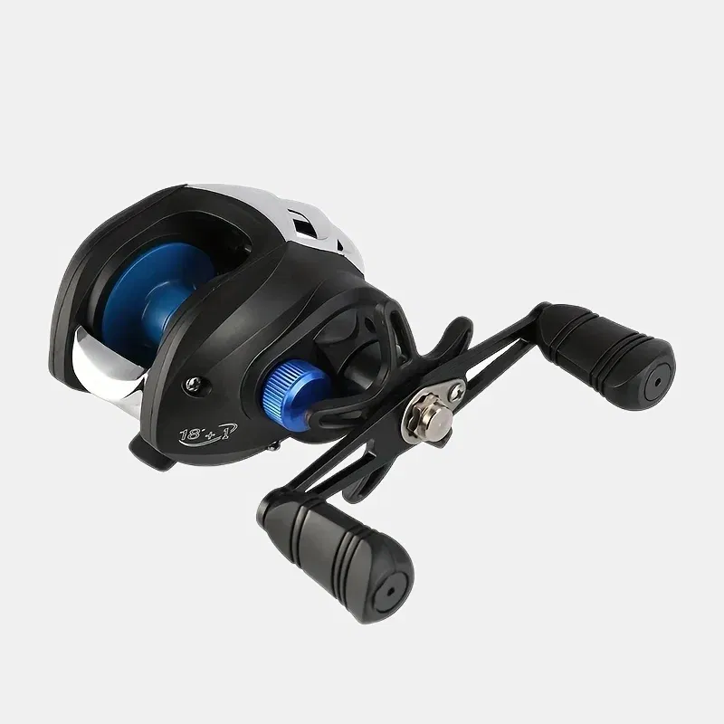 Color: Orange, Use Mode: Right Hand, Bearing Quantity: 18 - BILLINGS Baitcasting Reel AK Series,7.2:1 Gear Ratio 18+1BB,18LB Max Drag,Shallow Spool,For Freshwater Saltwate