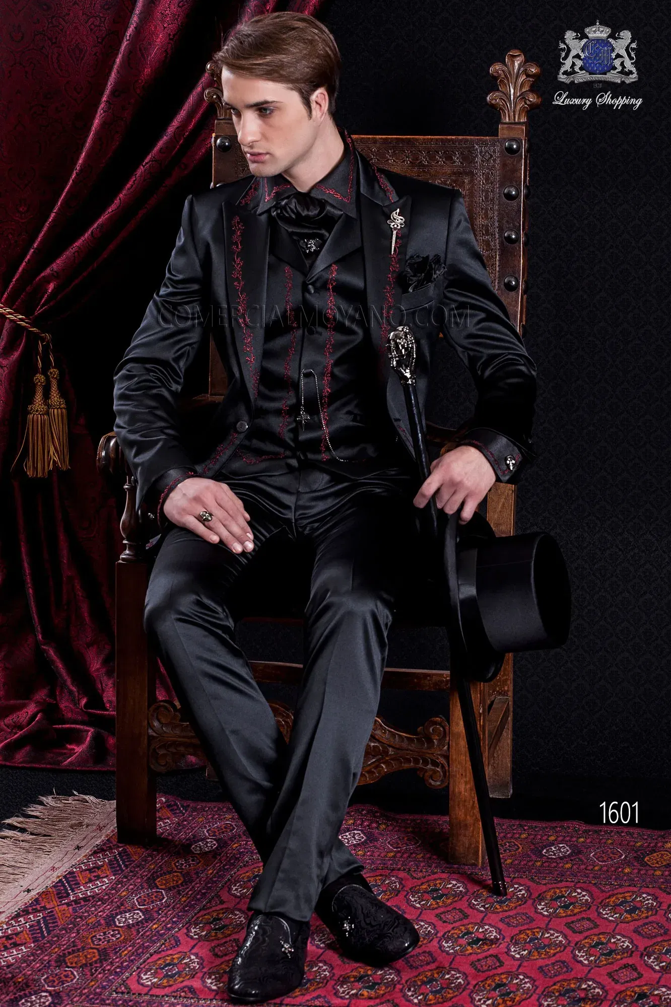Color: Dark Grey, Size: S, Ships From: CHINA - 2025 New Arrival Custom Made Classic Style Embroidery Groom Tuxedos Groomsmen Men's Wedding Prom Suits (Jacket+Vest+Pant) Blazer