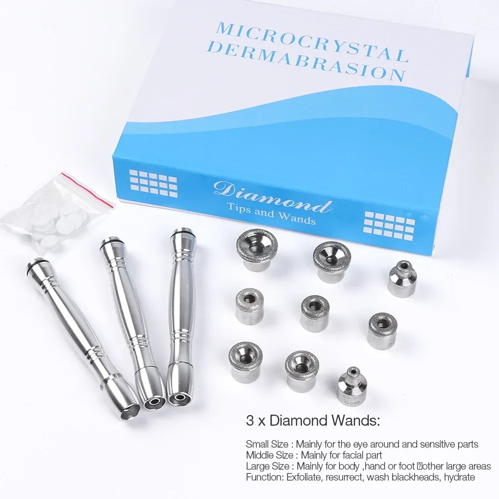 Color: Red, Ships From: CHINA, Power Source: UK - 3 in1 Diamond Microdermabrasion Dermabrasion Machine Water Spray Exfoliation Beauty Machine Wrinkle Removal Facial Peeling Tools