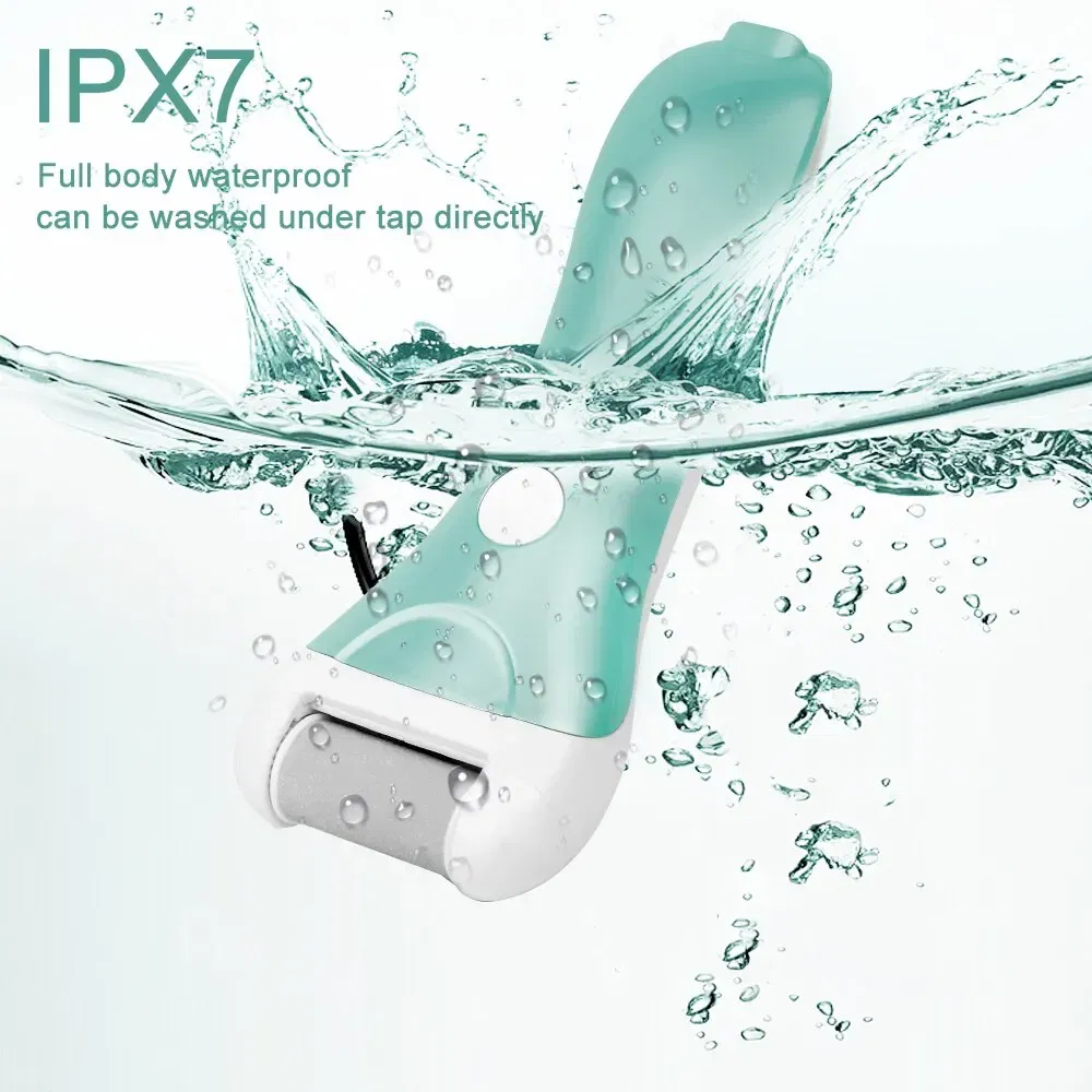 Color: PURPLE - Electric Foot File Pedicure Tools Feet Callus Removers Rechargeable Foot Scrubber Feet Care for Dead, Hard Cracked Dry Skin