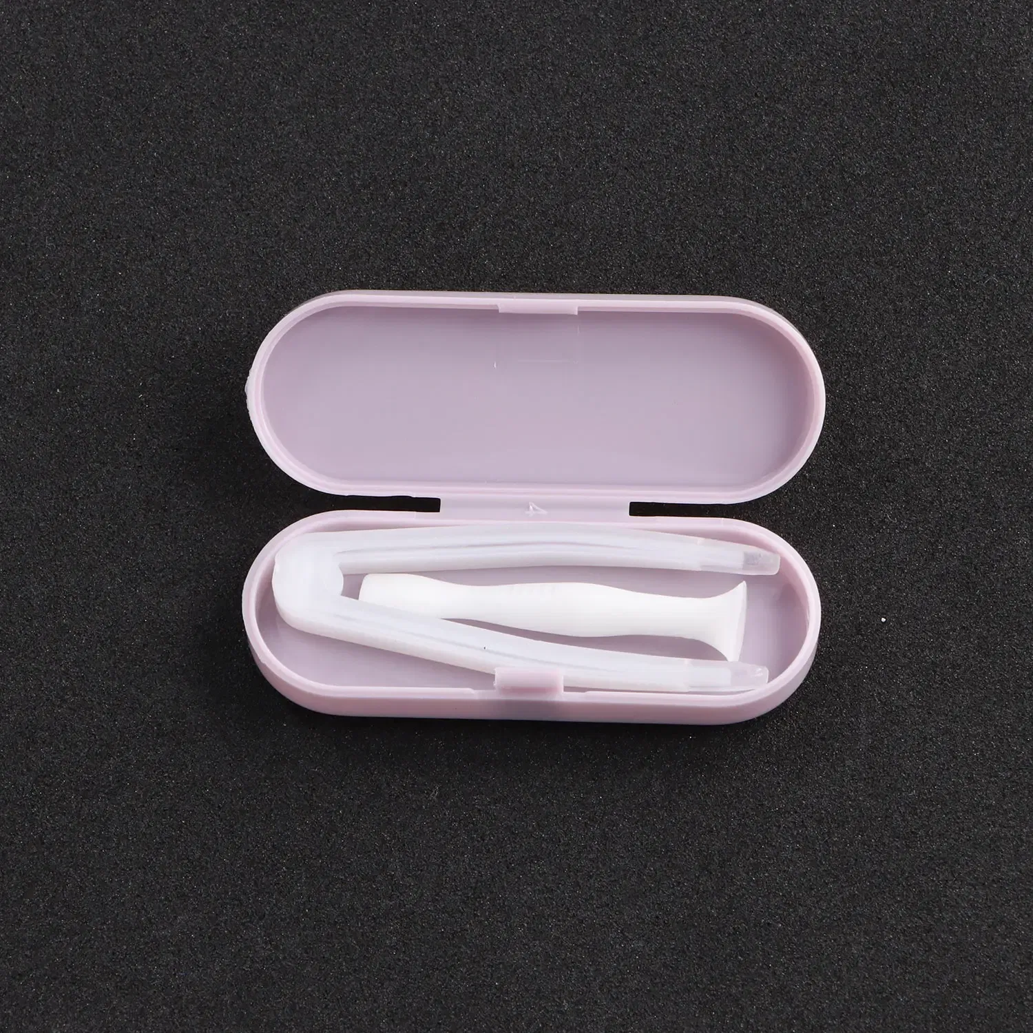 Color: GRAY - Remover Contact Lenses Inserter Color Tweezers Suction Stick Eyes Care Tool Kit Contact Lens Case Clip Stick Tweezers Pupils