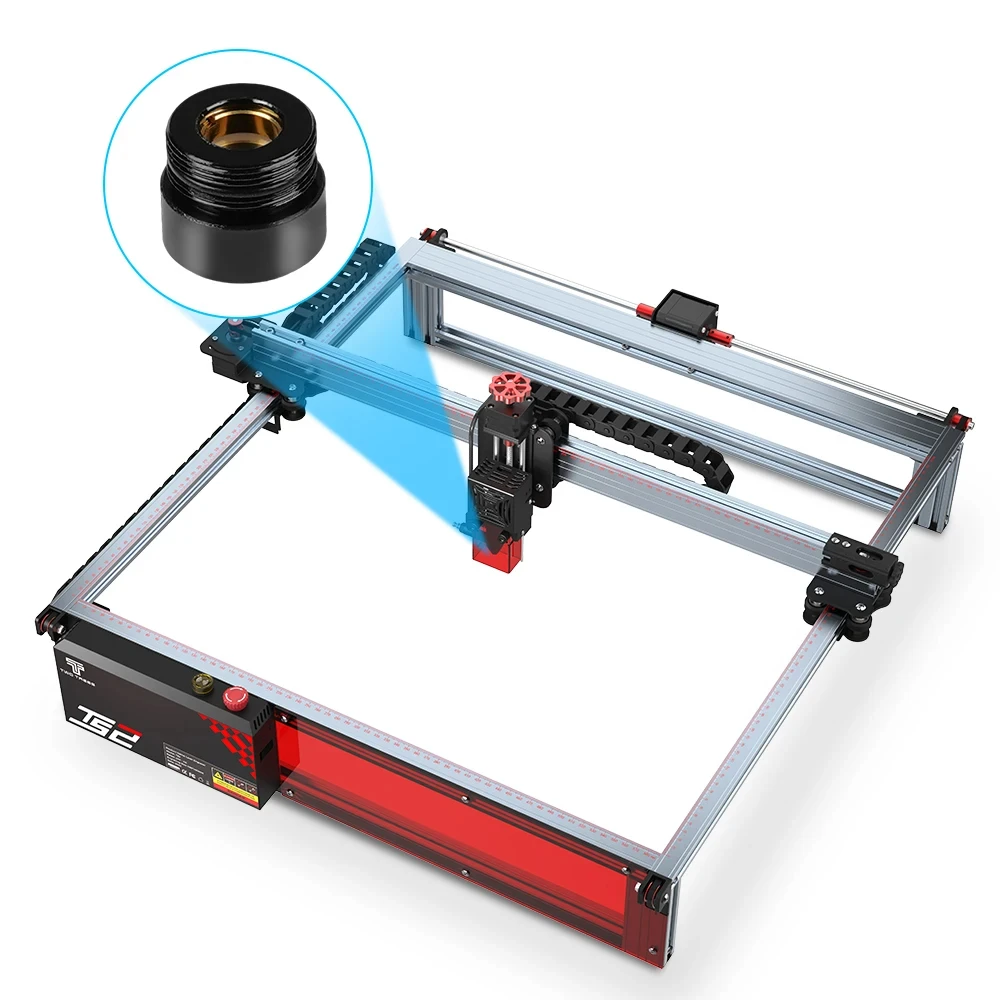 Color: green, Size: 2.2mm, Ships From: CHINA - Twotrees For TTS Pro TTS-55 TTS-10 TTS-20 TS2 Series Replacement Lens Laser Engraving Machine Lenses Laser Lens