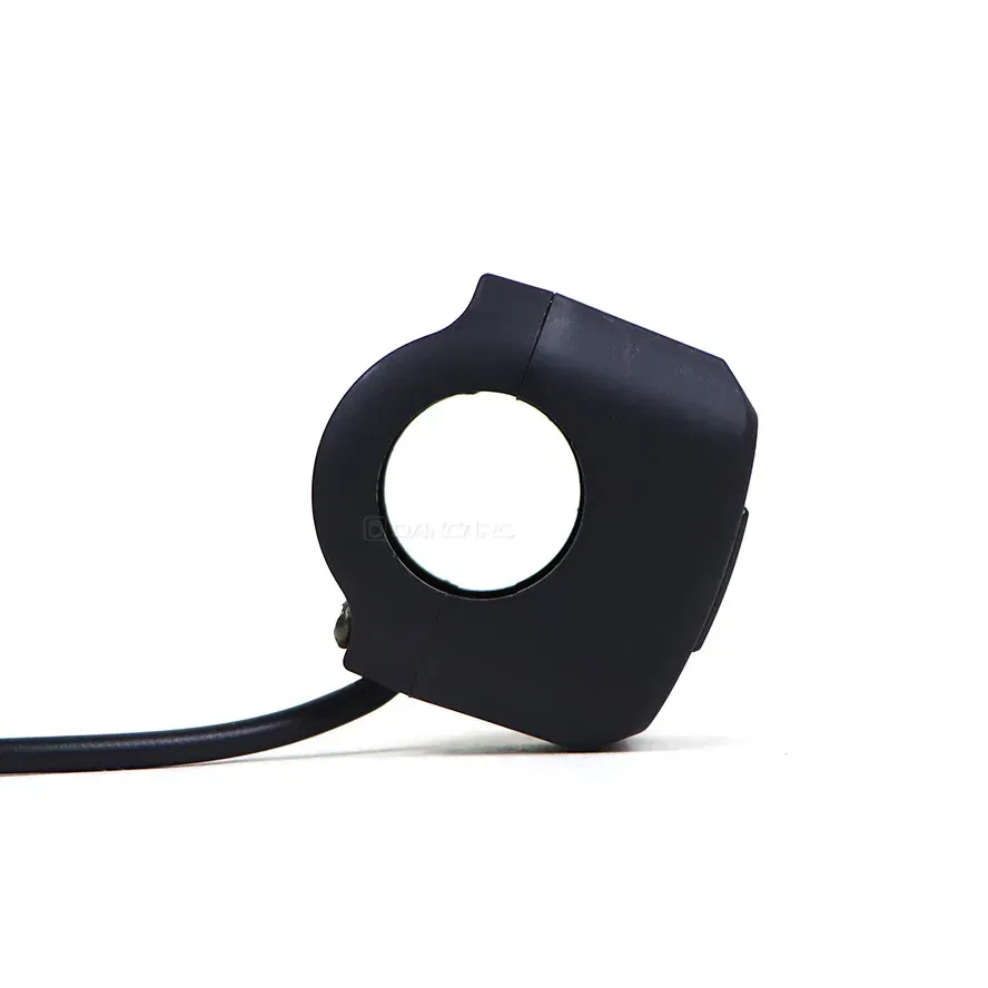 Color: Ivory - Motorcycle Handlebar Switch with LED Light 7/8'' 22mm Momentry Buttton for Electric Star Kill Waterproof Control Switch Button