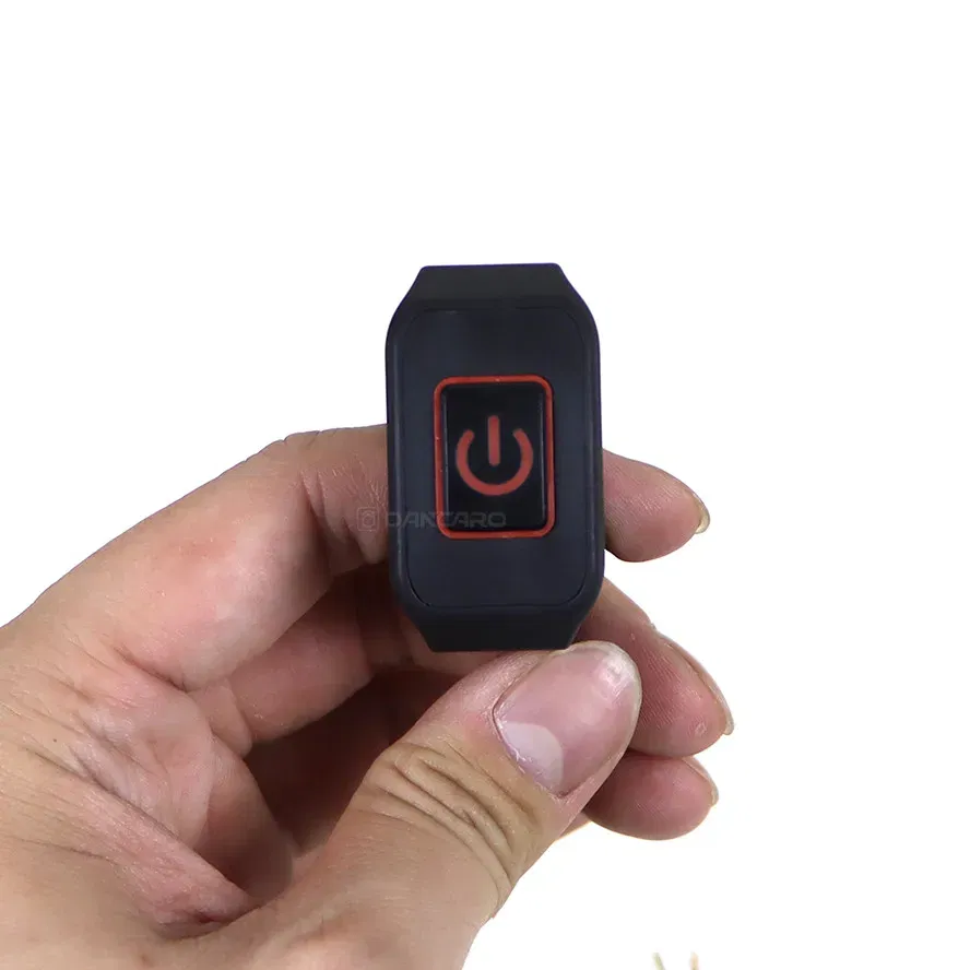 Color: Ivory - Motorcycle Handlebar Switch with LED Light 7/8'' 22mm Momentry Buttton for Electric Star Kill Waterproof Control Switch Button