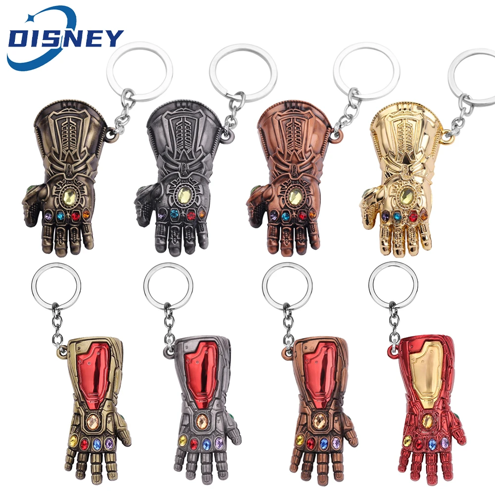 Color: Watermelon red, Ships From: CHINA - Avengers Thanos Infinity Gauntlet Keychain Disney Superhero Iron Man Infinity Gloves Keyrings Car Pendant Key Holder Accessories