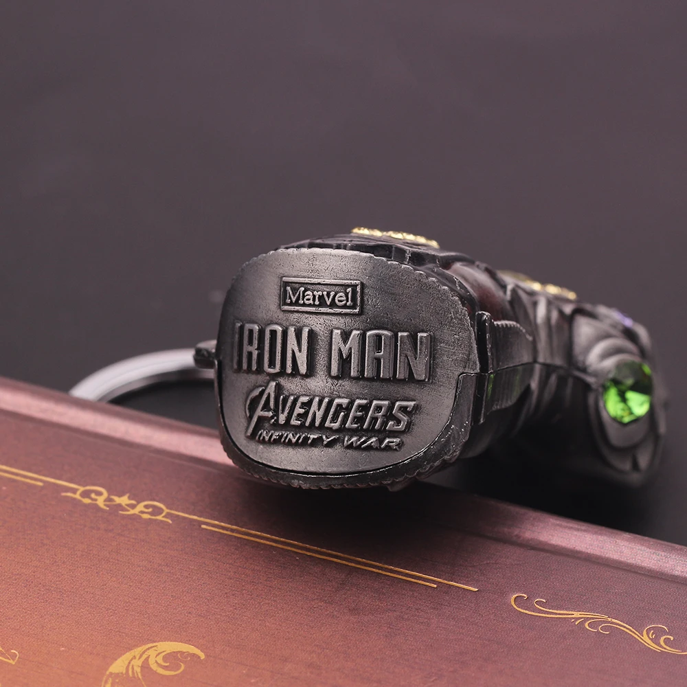 Color: Watermelon red, Ships From: CHINA - Avengers Thanos Infinity Gauntlet Keychain Disney Superhero Iron Man Infinity Gloves Keyrings Car Pendant Key Holder Accessories