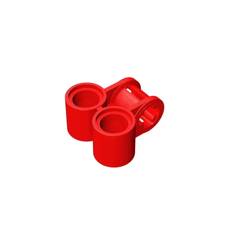 Color: tan - Gobricks GDS-927 Technical, Axle and Pin Connector Perpendicular Double compatible with lego 32291 pieces of children's DIY