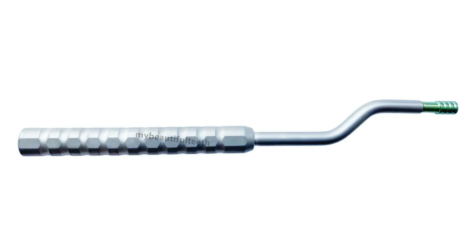 Color: Green - Dental Bone Tack Pins Membrane Fixation Pin Holder Applicator GBR Hole Guide