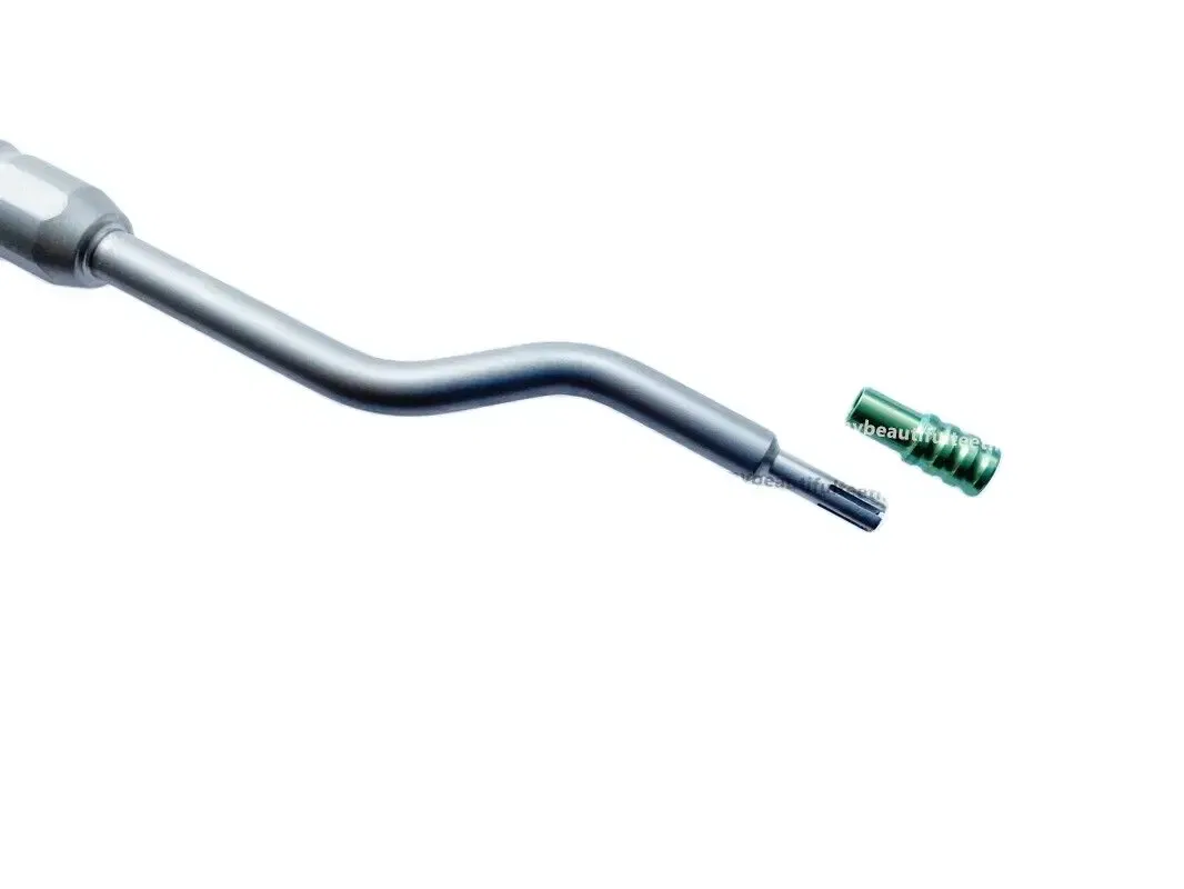 Color: Green - Dental Bone Tack Pins Membrane Fixation Pin Holder Applicator GBR Hole Guide
