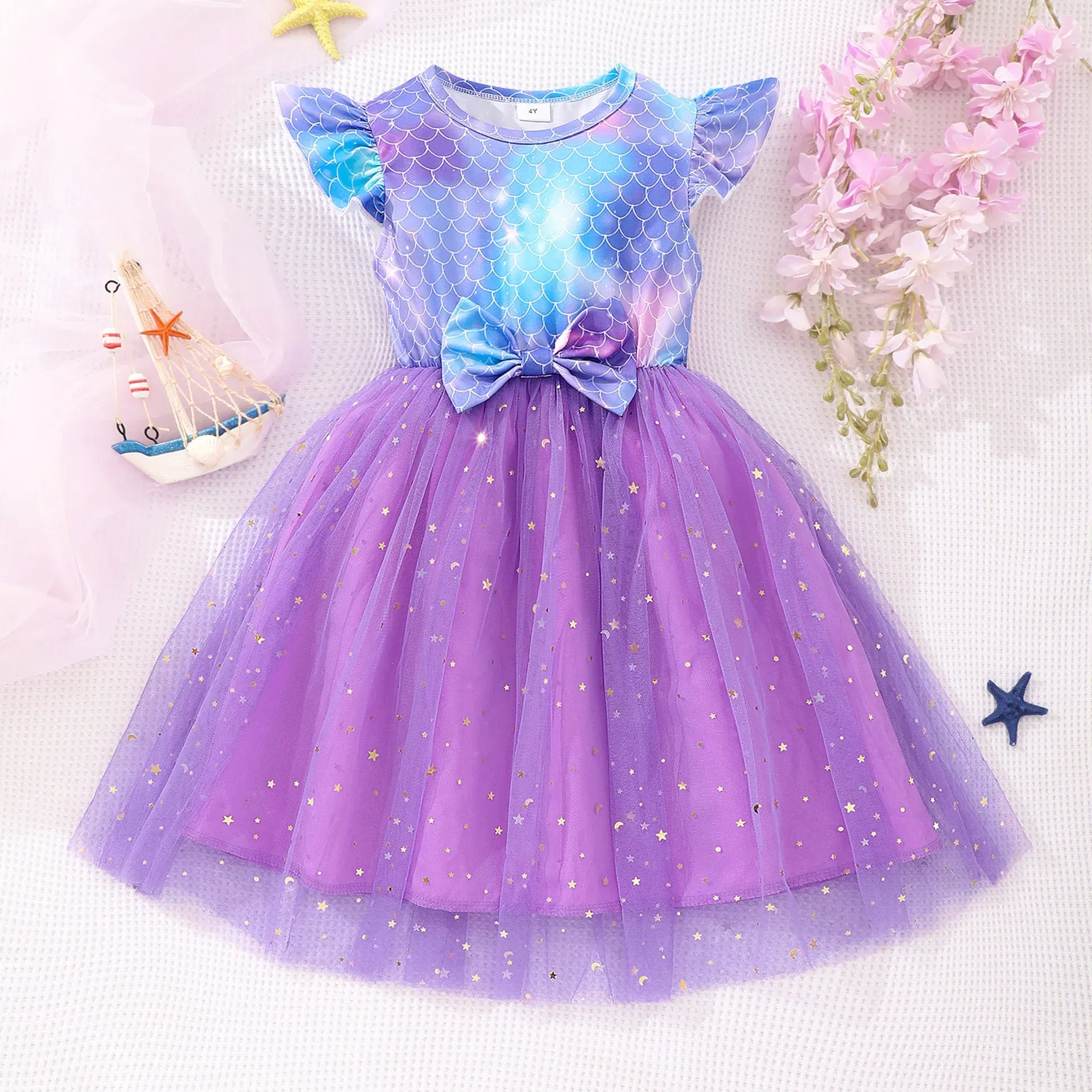 Color: MULTI, Size: One Size, Ships From: CHINA, Height: 176 - KPop Demon Hunter Christmas Princess Dress Girl Fashion Casual Autumn Butterfly Dress Wedding Birthday Party Dress Gift Clothes