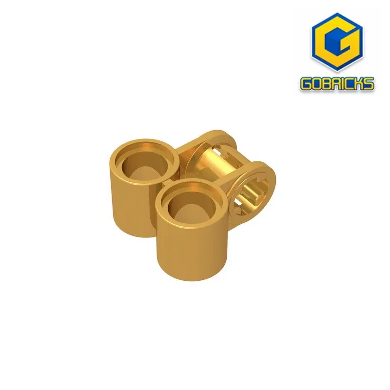 Color: Multicolor - Gobricks GDS-927 Technical, Axle and Pin Connector Perpendicular Double compatible with lego 32291 pieces of children's DIY