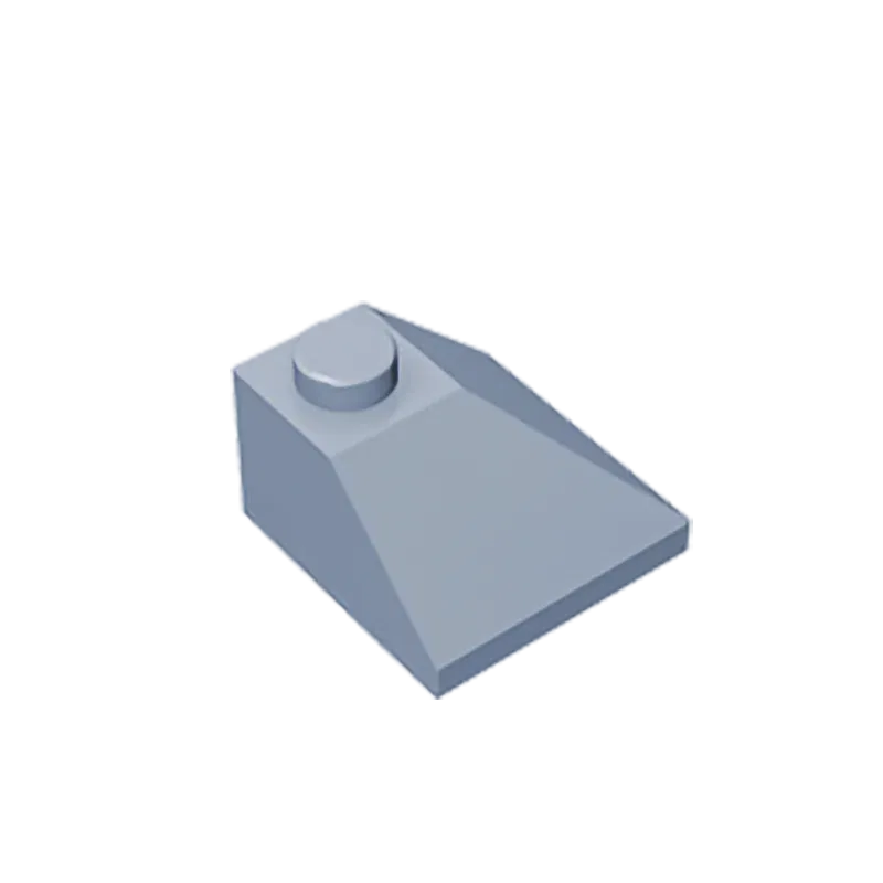 Color: DARK GRAY - Gobricks GDS-621 CORNER BRICK 2X2/45 OUTSIDE compatible with lego 3045 children's toys Assembles Building Blocks