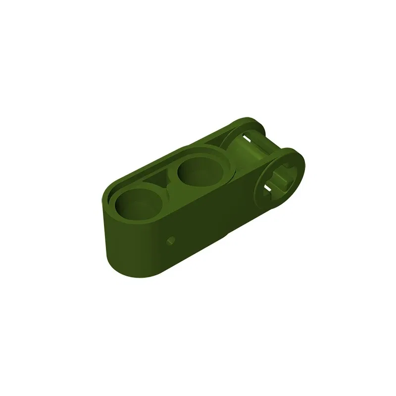 Color: GRAY - Gobricks GDS-936 Technical, Axle and Pin Connector Perpendicular 3L with 2 Pin Holes compatible with lego 42003 Assembles