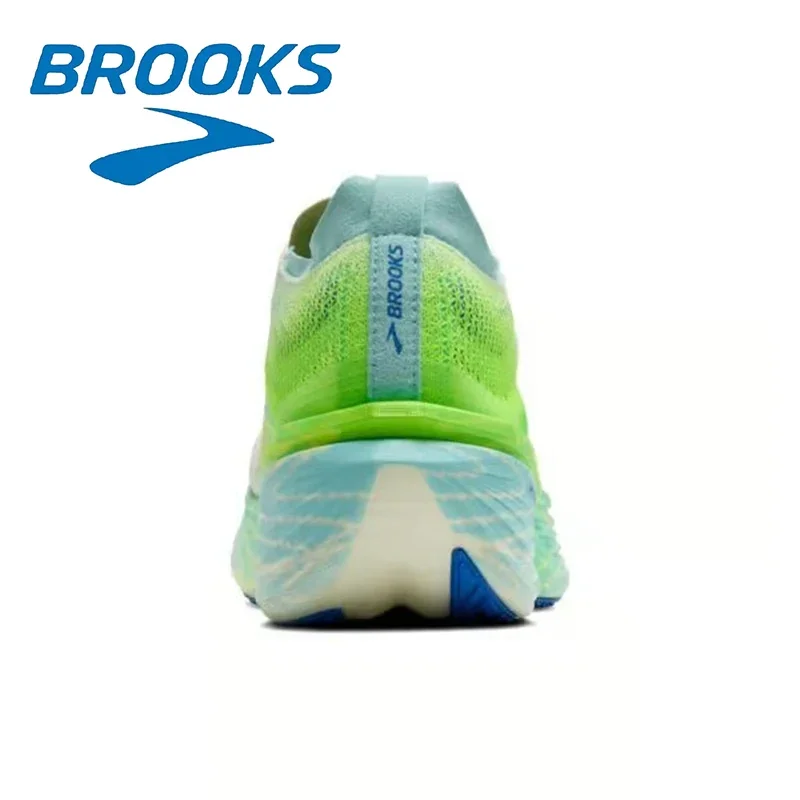 Color: MULTI, Shoe Size: 44 - Brooks Hyperion Elite 4 Series Gray Green Men's Casual Running Shoes Daily Cushioning Breathable Walking Sports Shoes