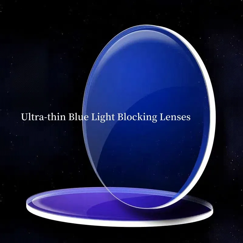 Lenses Color: Blue, Ships From: CHINA, Lens Index: 1.56 - JAEVAR Blue Light Blocking Lenses 1.56/1.61/1.67/1.74 HD Myopia Hyperopia Office Computer Optical Prescription Lenses 1 Pair