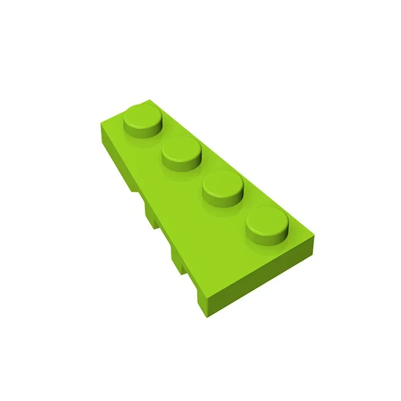 Color: Gold - BZB MOC 41770 2x4 Wedge Board (Left) High-tech Creative Technical Building Block Model Kids DIY Toy Brick Parts Best Gifts