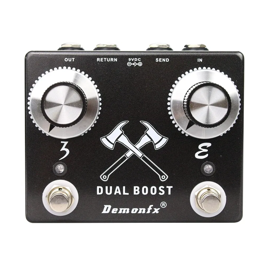 Color: WHITE - Demonfx High quality Guitar Effect Pedal Wah Distortion Overdrive Delay Reverb Compressor Booster Pedal