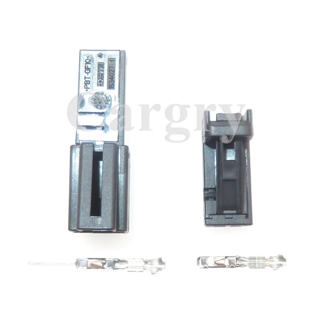 Color: Brown - 1 Set 2P Automobile Speaker Wire Harness Socket with Wires AC Assembly for VW Audi 1-1534113-1 1534155-1 4B0971832 4E0972575